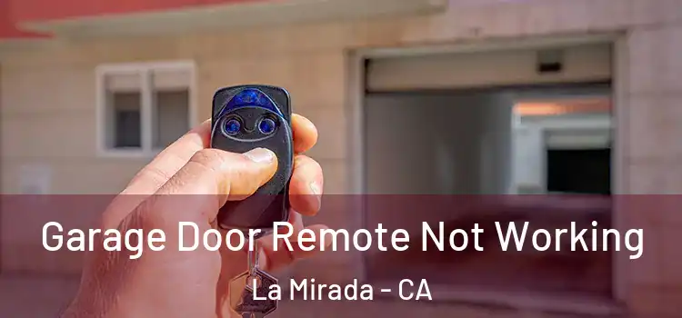  Garage Door Remote Not Working La Mirada - CA